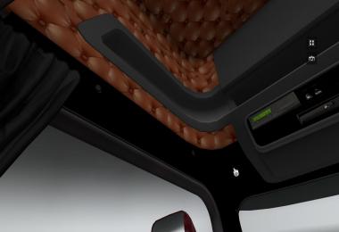 Scania Black/Orange Interior