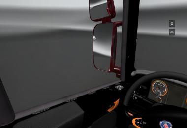 Scania Black/Orange Interior