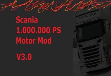 1000000PS Motor fur Scania R v3.0