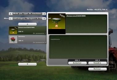 Amazone ZA OC 900 v1.0