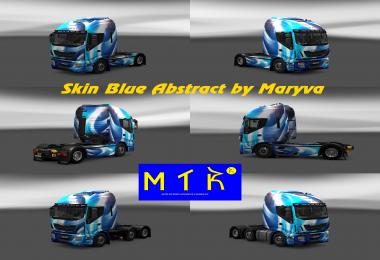 Blue Abstract Iveco Hi-Way skin