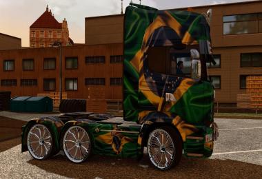 Brasil Scania Streamline and Volvo FH16 2013 Skin