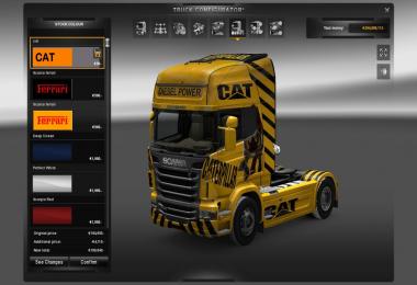 Cat Scania skin