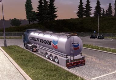 Chevron chemical trailers