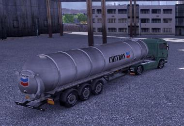 Chevron chemical trailers