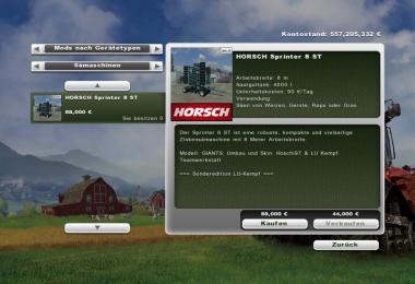 Horsch Sprinter 8 ST v1.0