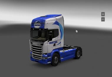 Maritime Scania Streamline skin