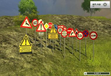 Panneaux Routiers Placables v1.0