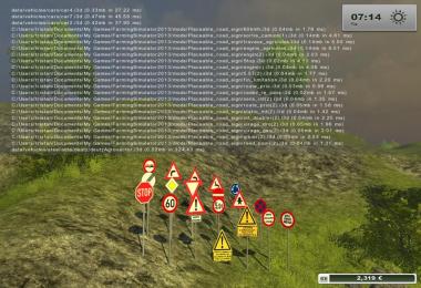 Panneaux Routiers Placables v1.0