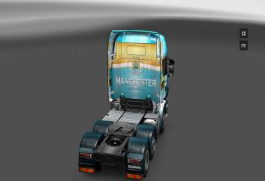 Scania and Volvo Manchester City Skin