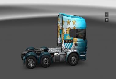 Scania and Volvo Manchester City Skin