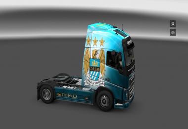Scania and Volvo Manchester City Skin
