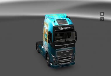 Scania and Volvo Manchester City Skin