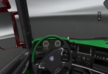Scania Dark Green Interior