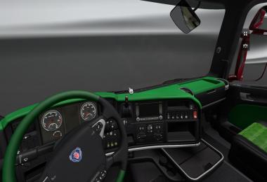 Scania Dark Green Interior
