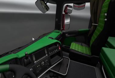 Scania Dark Green Interior