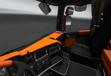 Scania Dark Orange interior