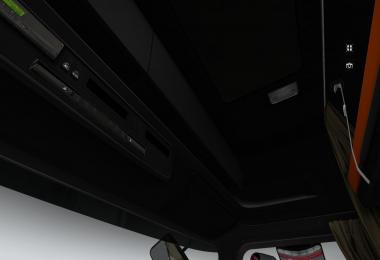 Scania Dark Orange interior