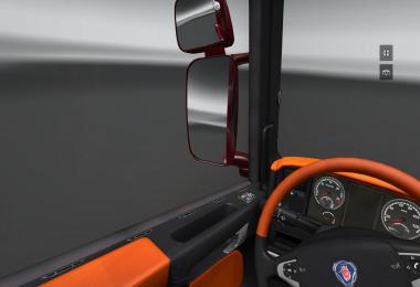 Scania Dark Orange interior