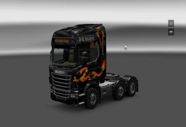 Scania Dragon Fire skin