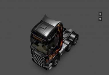 Scania Dragon Fire skin