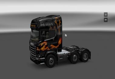 Scania Dragon Fire skin