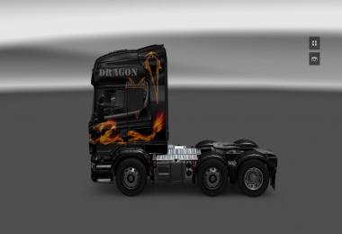 Scania Dragon Fire skin