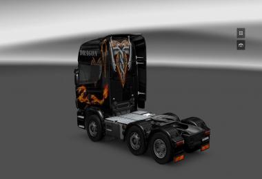 Scania Dragon Fire skin