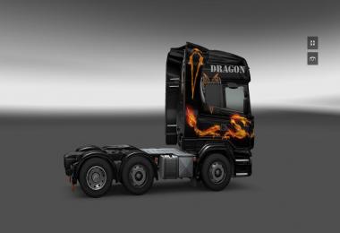 Scania Dragon Fire skin