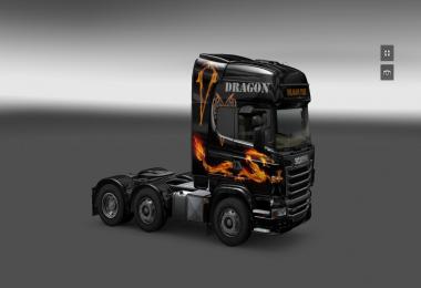 Scania Dragon Fire skin