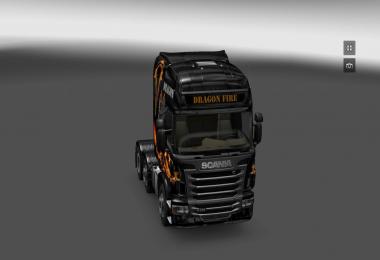 Scania Dragon Fire skin