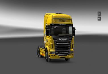 Scania Ferrari Yellow + Black Skins