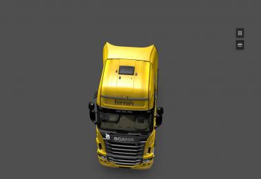 Scania Ferrari Yellow + Black Skins