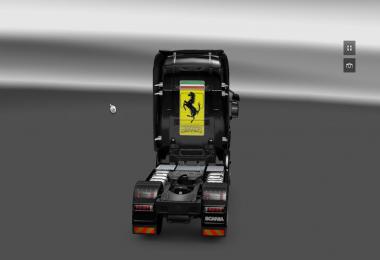 Scania Ferrari Yellow + Black Skins