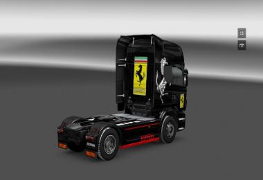 Scania Ferrari Yellow + Black Skins