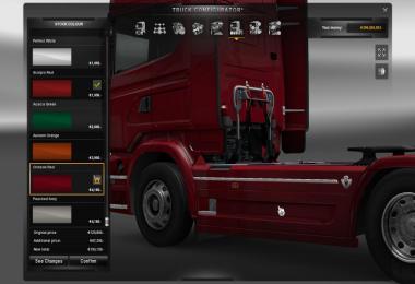 Scania V8 sideskirt V2