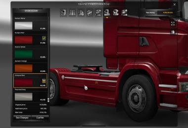 Scania V8 sideskirt V2