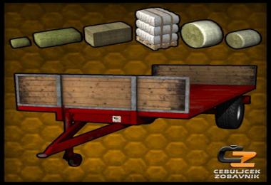 Single axle bale trailer v1.0
