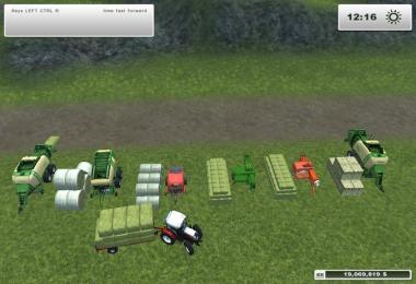 Single axle bale trailer v1.0