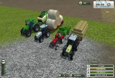 Single axle bale trailer v1.0