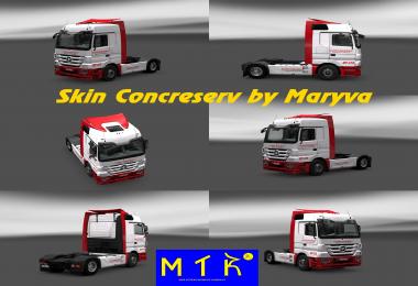 Skin MB Actros Concreserv