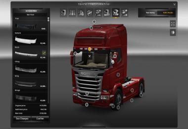 Streamline 6×2/4 sideskirts