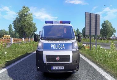 Traffic Fiat Ducato Polish Police