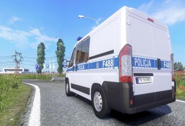 Traffic Fiat Ducato Polish Police