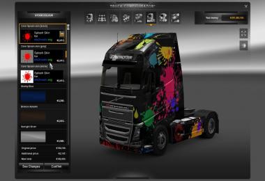 Volvo FH 2012 Color Splash skin