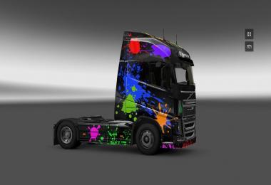 Volvo FH 2012 Color Splash skin