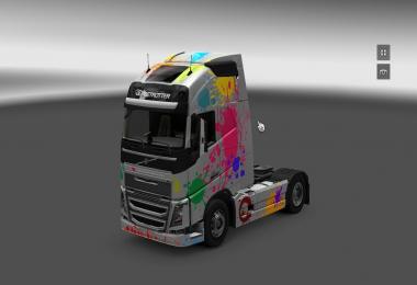 Volvo FH 2012 Color Splash skin