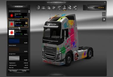 Volvo FH 2012 Color Splash skin