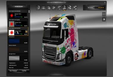 Volvo FH 2012 Color Splash skin