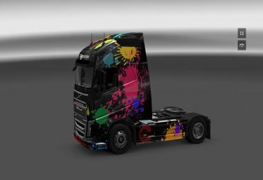 Volvo FH 2012 Color Splash skin